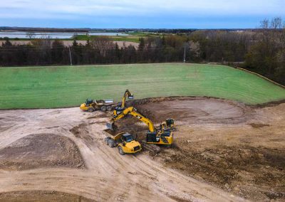 GHN construction site overhead shot