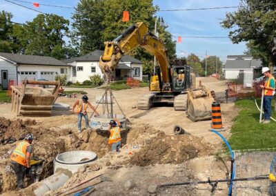 Saintsbury Line and Alice Street Reconstruction